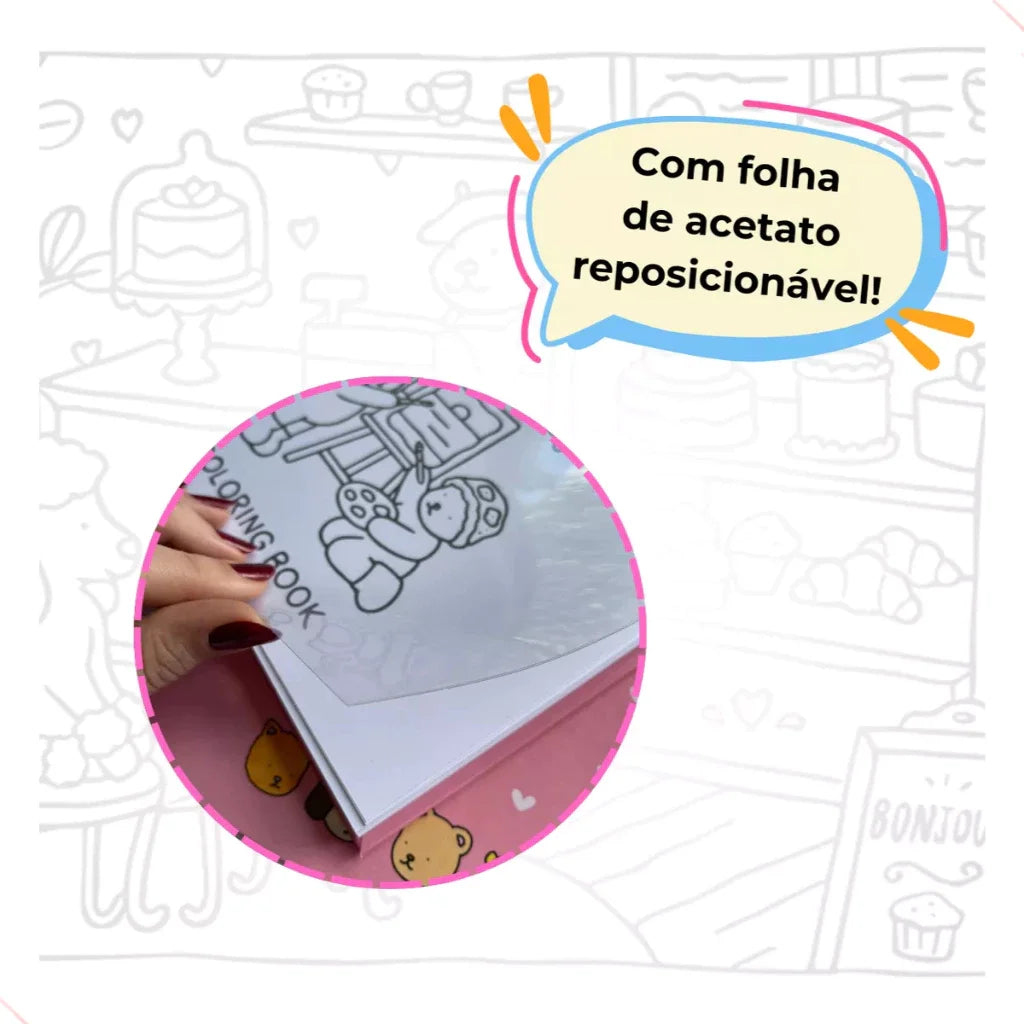 Livro de Colorir Bobbie Goods 50 Folhas