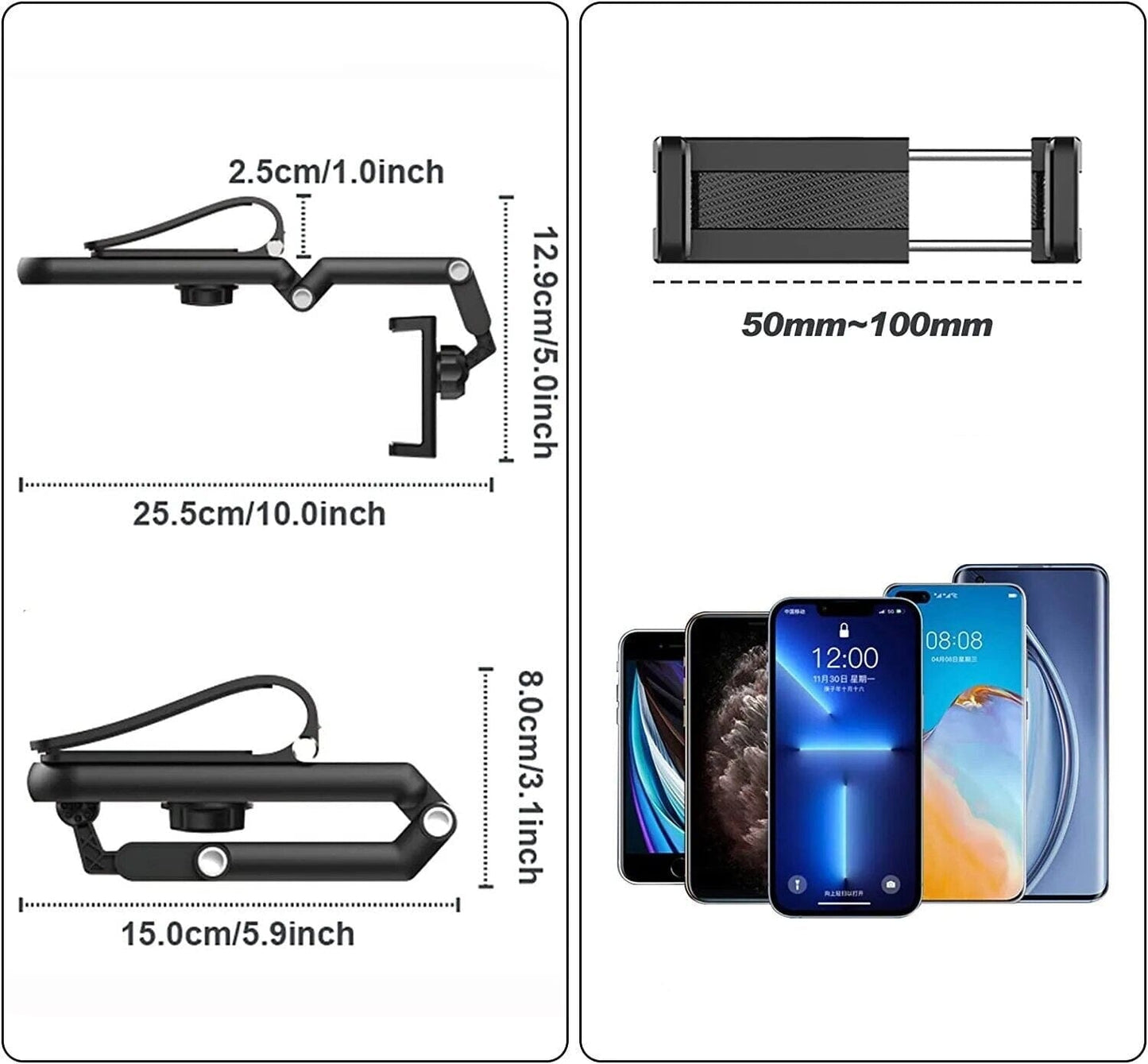 Suporte de Celular para Carros Multiangular V2 AG105 Maravilhas do Mundo Moderno
