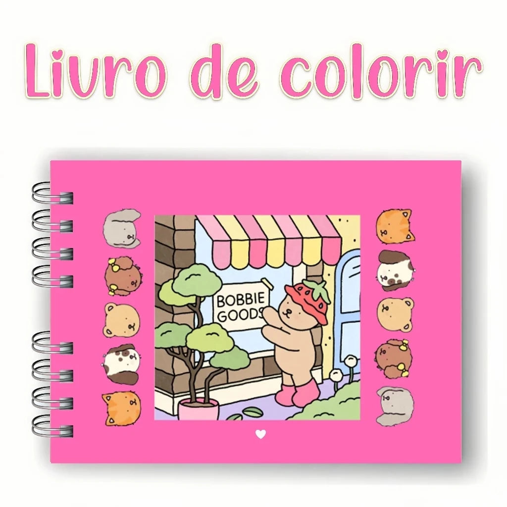 Livro de Colorir Bobbie Goods 50 Folhas