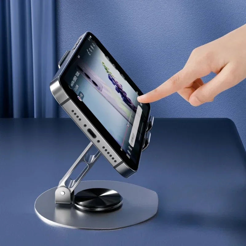 Suporte de Metal para Celular e Tablet Giratório