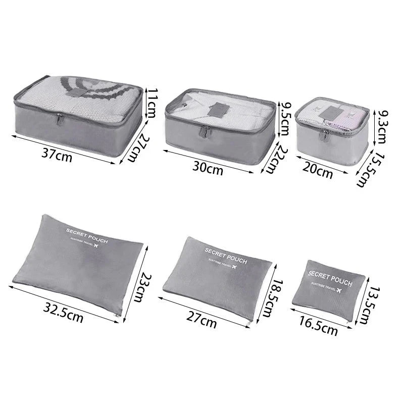 Kit Organizador de Malas para Viagem