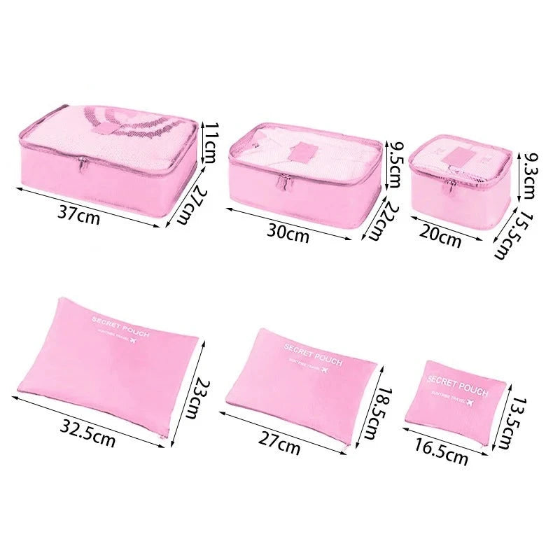 Kit Organizador de Malas para Viagem