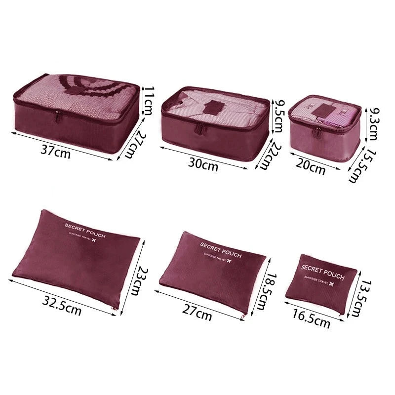 Kit Organizador de Malas para Viagem